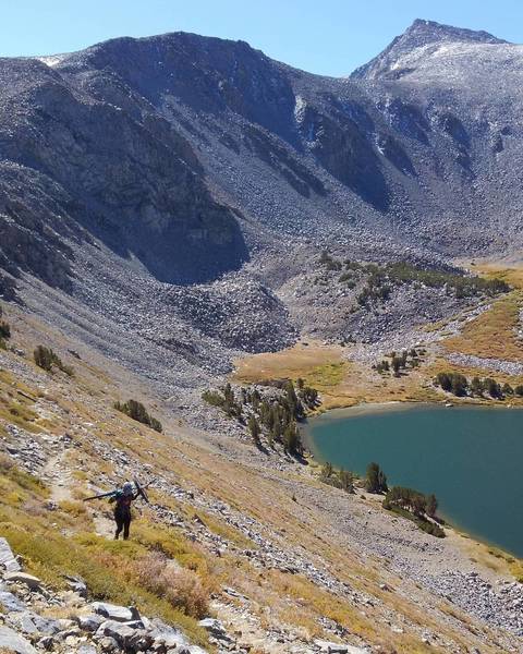 What going up Green Lake Trail looks like.