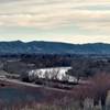 View of Payette River looking southwest from Black Canyon Dam Canal trail