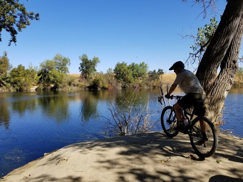 One of the gravel ponds