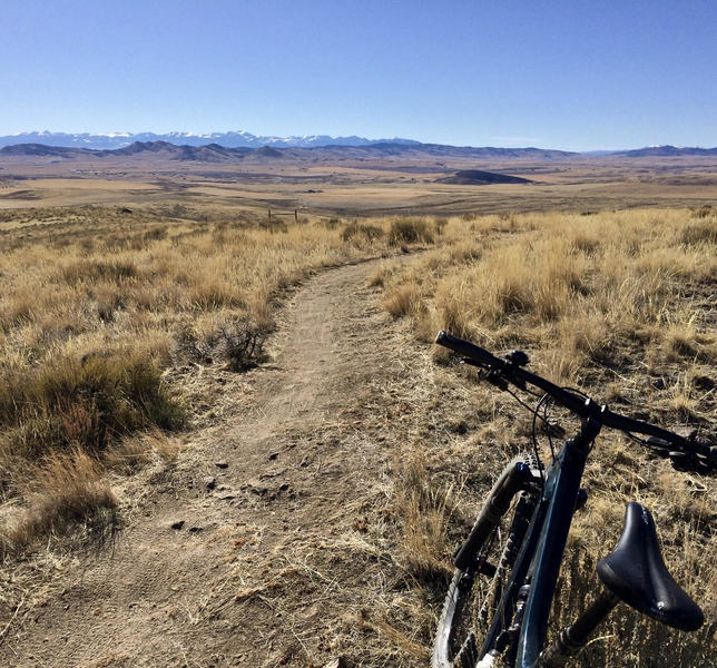 Looking towards the Tobacco Root Mountains.