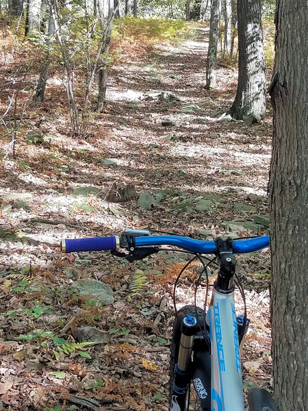 A short climb on the south loop going counterclockwise.