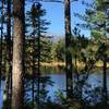 View from Shory’s Cabin of Knifes Edge on Mt Katahdin