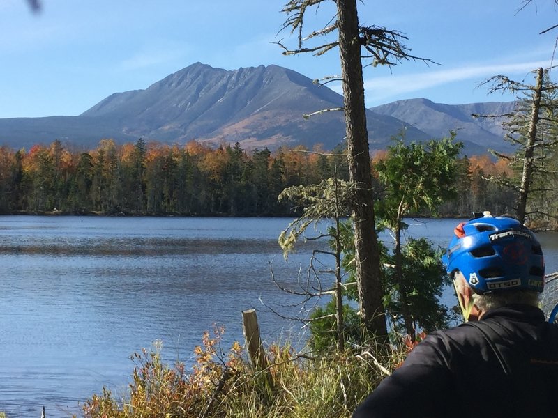 Idaho Lake and Mt. Katahdin.