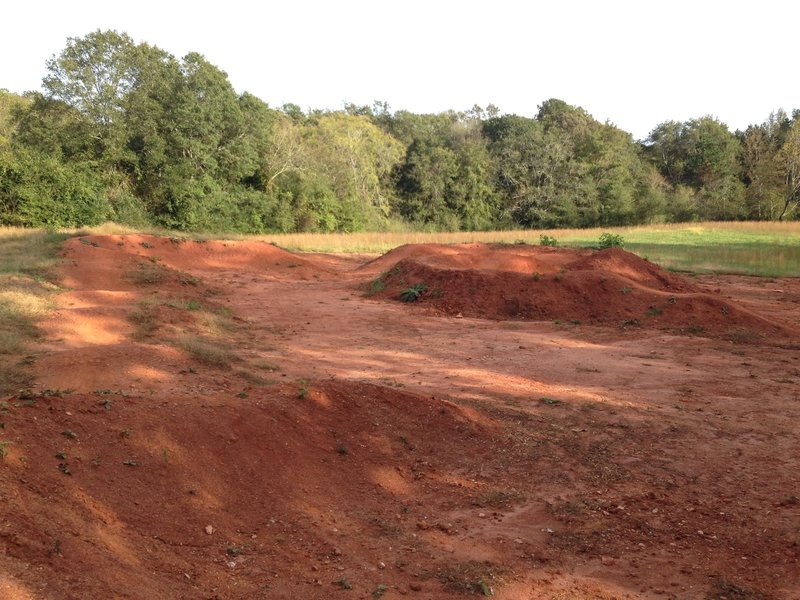 Pump track at Fox Trails.