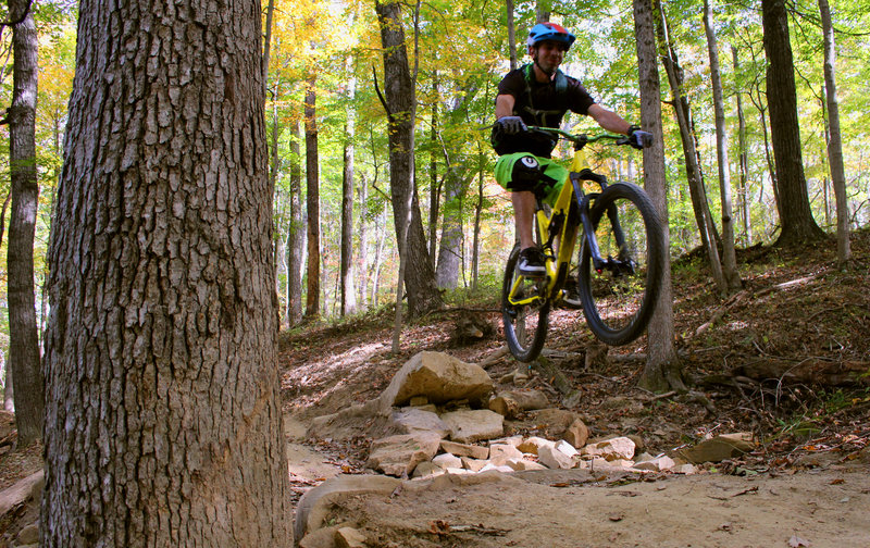 Rock drop at hobbs hollow trail, Brown County State Park