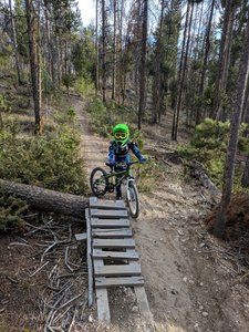 Mini jump right after the road