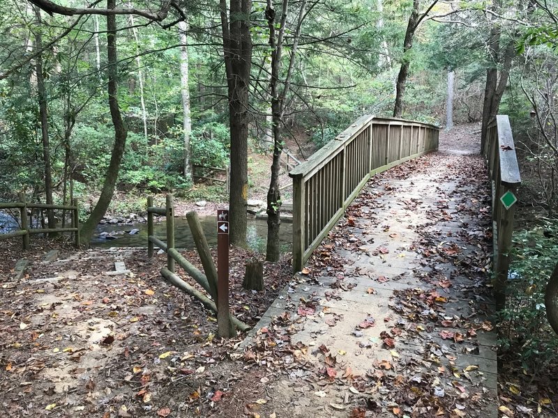 Beautiful bridge crossing Long Branch creek (the second time)