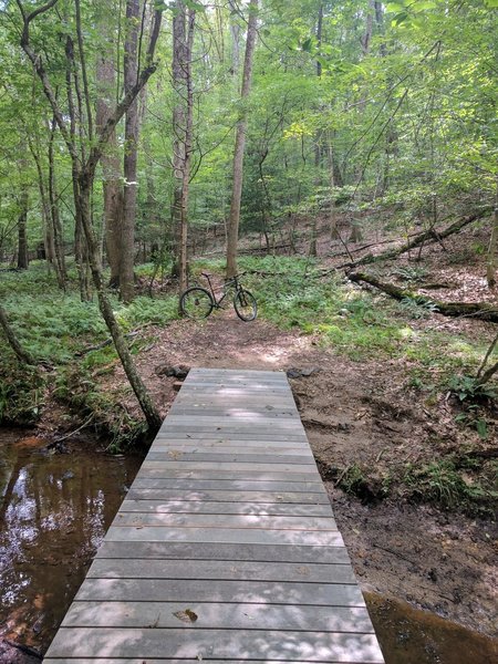 Bridge at the end of the Motts Extension Trail