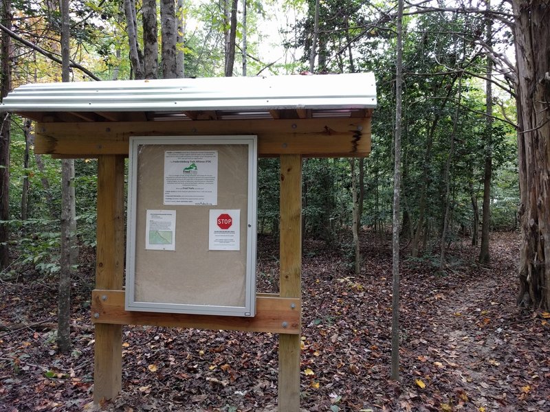 Kiosk at TrailHead