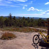 At the top of Big rock trail, Dupont.