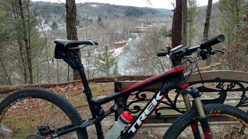 Overlooking Tioghnioga and Chenango Rivers from the top of Gravity Cavity