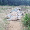 Here's a picture of the camelback rock garden in the build process.