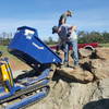 Ashton, Tyler and Eric filling in the voids on the 18" step.