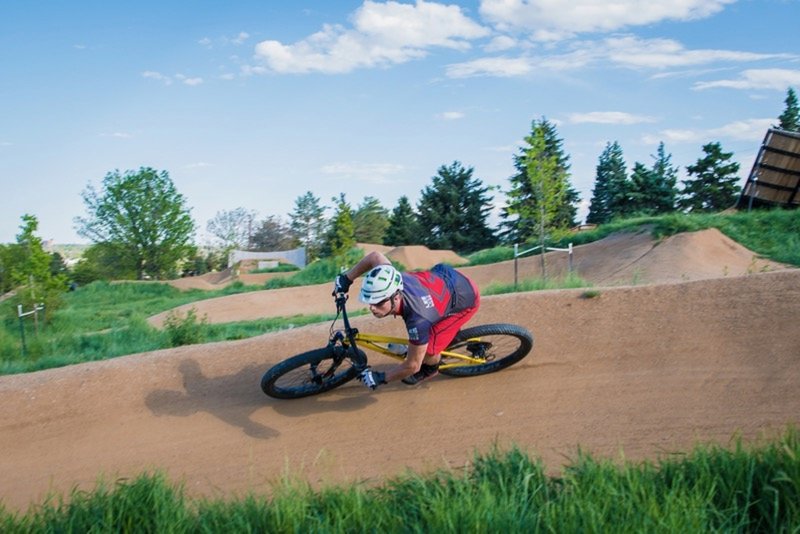 Berm on Small Slopestyle Line.