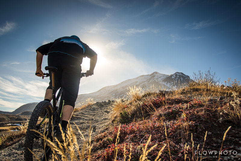 Prepare to pedal. The entire out and back is a constant up and down