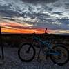 Glorious southwestern sunset while riding the loop.