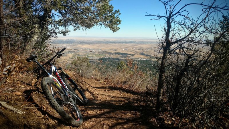 View towards Fort Carson from the Dixon Trail.