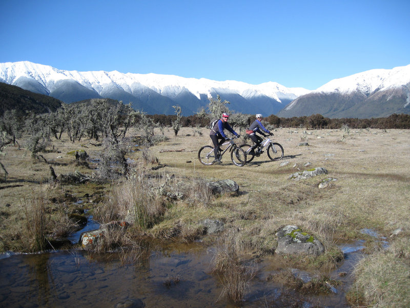 Winter riding on Skating Pond Loop