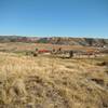 Shredding beautiful berms at Rhyolite Regional Park.