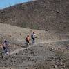 Yuma Composite middle school MTB team practices their switchbacks.