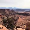 huge views with the potash mine in the distance