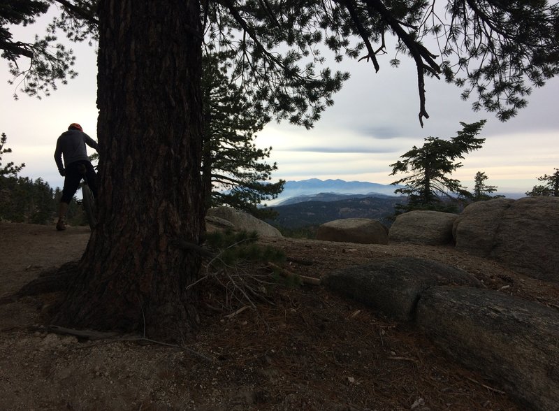 Overlook near the top - San Gabriels in the distance