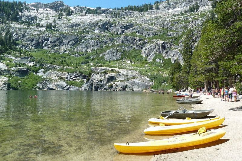 Beach at Upper Angora Lake