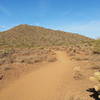 Start of Ocotillo trail - heading West