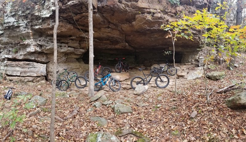 one of the trailside caves
