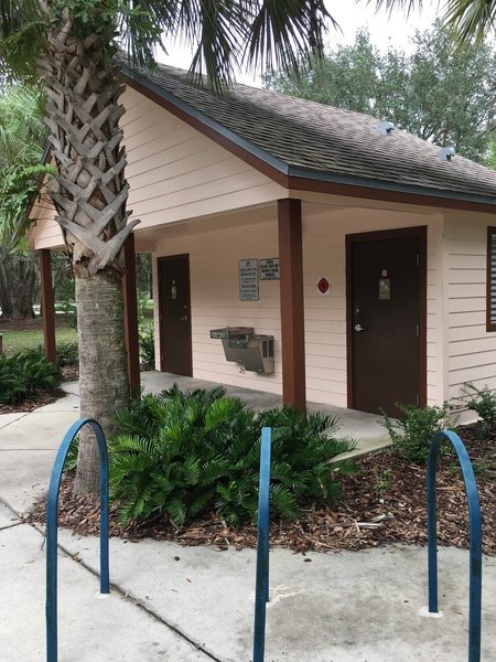 Restrooms and water