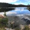 The serene waters of Fishhook Lake