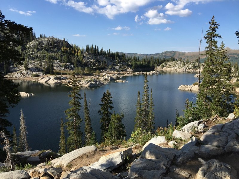 Lake Mary and more rocky trail