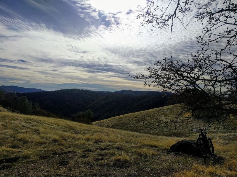 Beautiful views from on of the peaks you'll summit.