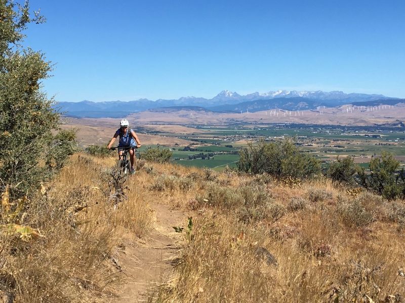 Manastash Ridge looking northward towards Mt Stuart