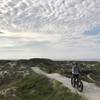 Crest of dunes overlooking Atlantic Ocean