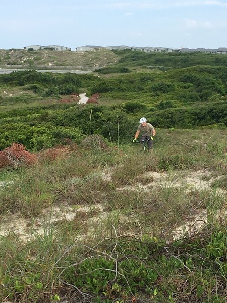 Uphill on the Dunes