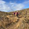 Rolling down buff and fast Gunsmoke.  This trail defines desert singletrack in the K Valley.