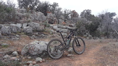 The rerouted Race Loop, just east of the new Race Loop and RP Loop Trailhead