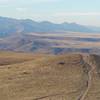 Top of Green Mountain, looking North - South Table Mtn, North Table Mtn, Golden and Longs Peak in the distance.