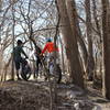 Gathering @ the top of Gnarnia, a short rock garden that will challenge your rock navigation skills