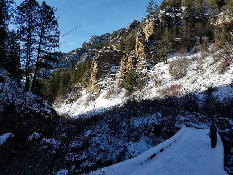 Crossing Lower Palisades Creek