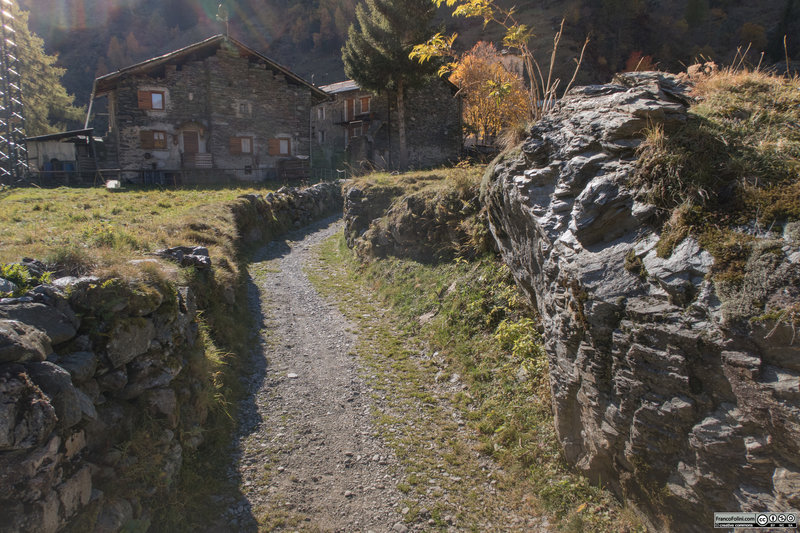 Entering the Ambria village.