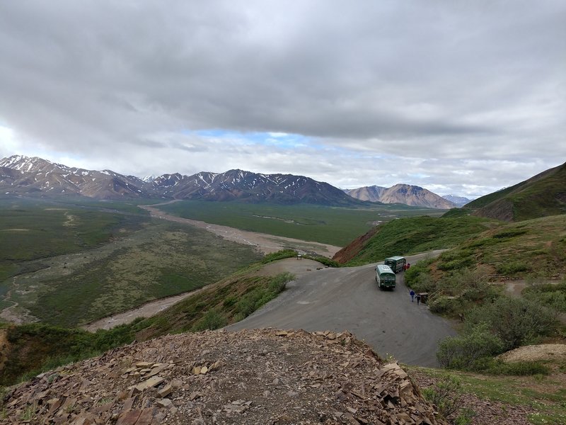 View from Polychrome Pass.