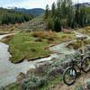 The confluence of Trail Creek and Jackknife Creek