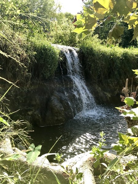 Nice waterfall. Hurst Creek dropping down and heading out towards Hurst Hollow and Lake Travis.