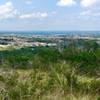 View from the lookout point towards the top of Mt Lakeway (about 0.4 miles before the top, take the small trail to your right).