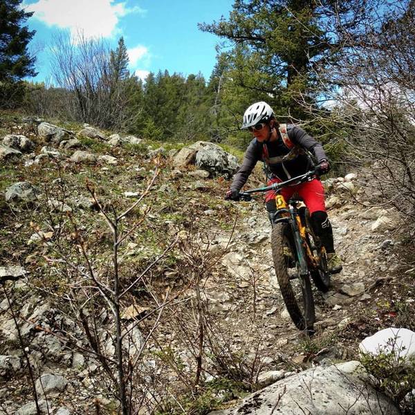 Rolling on the Big Burns Creek trail