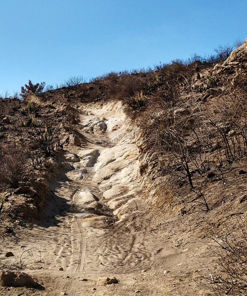 Fun, somewhat-techy climb, Anaheim Hills trail.