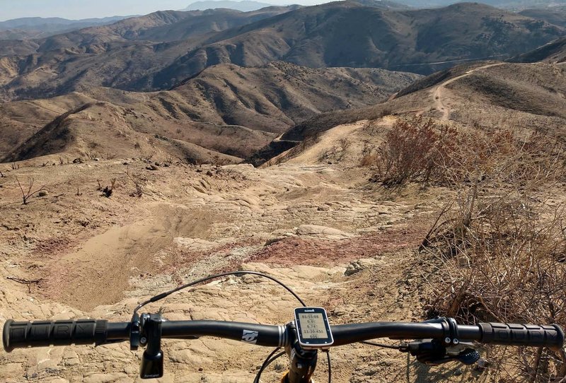 Top of Chutes Ridgeline...more fun, moderately-technical stuff!