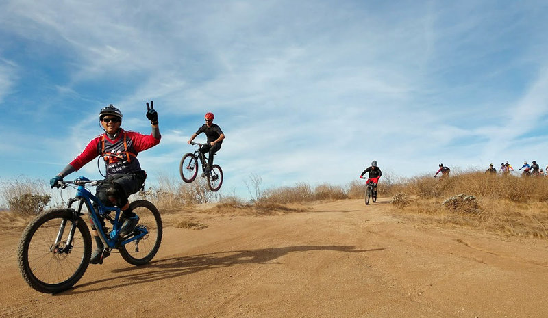 There are an abundance of hucks and jumps throughout this park!